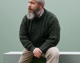 Men’s Traditional Sweater, 100% Wool Sweater, C27