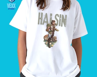 Halsin Baldurs Gate 3 Vintage T-Shirt, Gift For Women and Man Unisex and kid T-Shirt,halsin graphic degin