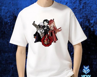 Limbus Company Shirt Lobotomy Corporation Inspired Dark Anime RPG Graphic Tee Unisex Gamer Streetwear Gift for Fans