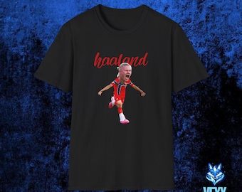 Erling Haaland Norway Soccer Vintage Comfort Colors Tee