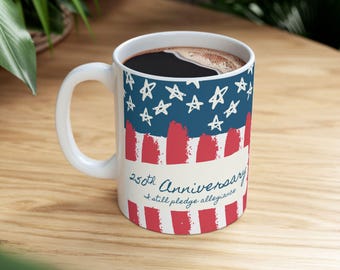 Tasse commémorative du 250e anniversaire de l'Amérique, cadeau patriotique, tasse à café pour vétéran, fierté américaine