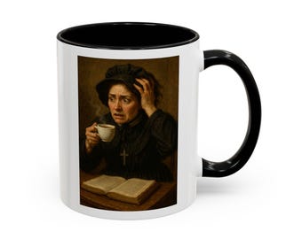 Taza de café de Santa Isabel Seton: regalo para madres que educan en casa
