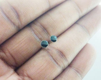Black Earrings - Black Studs - Black Posts - Black Stud Earrings Unisex Earring - Mens Earring