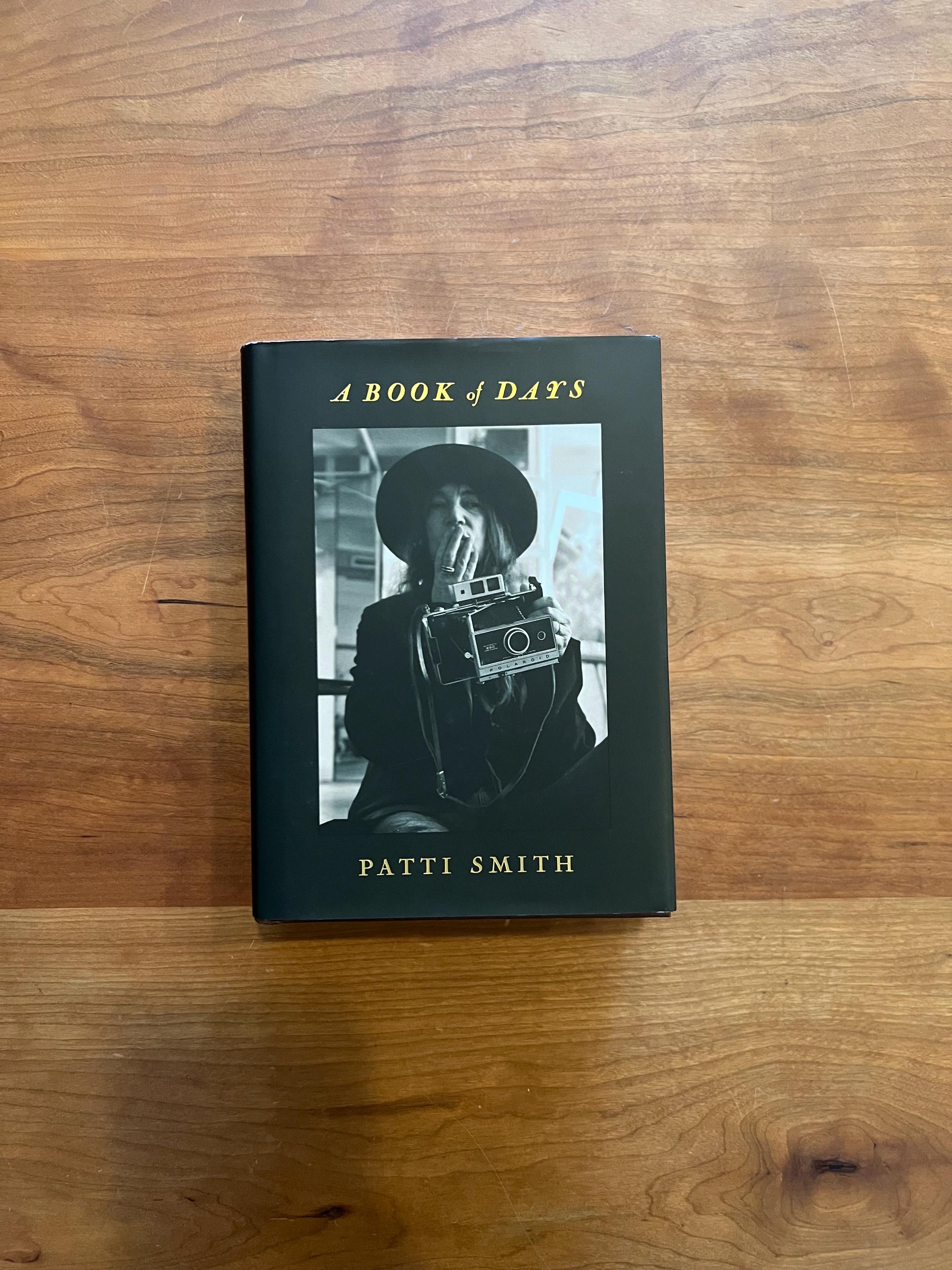 A Book of Days by Patti Smith - Signed First Edition (2022) - Etsy