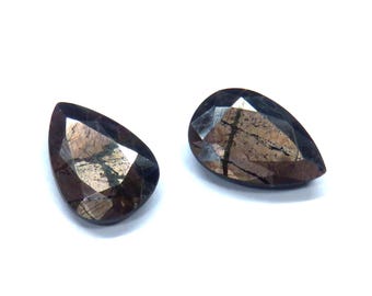 Amazing Natural Mozambique Ruby Pair, Pear Faceted Gemstone 8.40 carats loose Gemstone Pair non heated all Natural Ruby for Jewelry Making