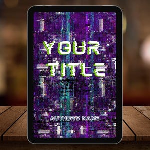 Book, ebook cover, kindle ebook cover, The Error, science fiction, dystopian, blue and white cover, Psychological Thriller