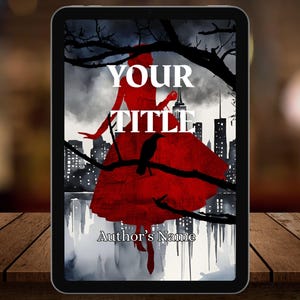 Horror Thriller Book Cover / Dark Gothic ebook Cover / mystery suspense Digital Download
