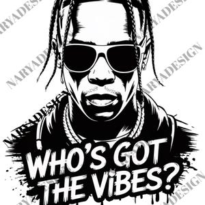 Hip Hop T-Shirt Design: Rap Fan Art, Streetwear PNG (Digital Download