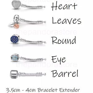 Pandora Bracelet Extension Extender Sterling Silver Charm S925 ALE Compatable With Charm Pendent Bracelet And Necklace-Jewellery Gift