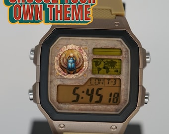 N'importe quel thème, mod de montre Casio AE1200 personnalisé complet