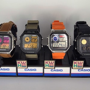 NASA-tema anpassad Casio Royale AE1200 klockmod bild 6
