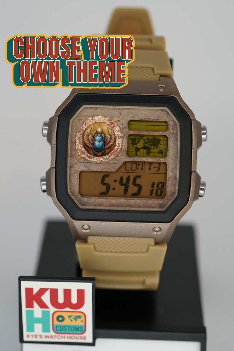 Any Theme, Complete Custom Casio AE1200 Watch Mod image 1