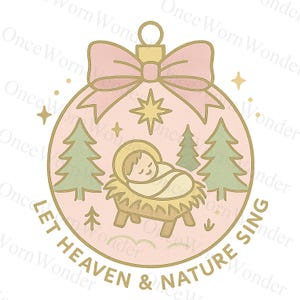 Himmel und Natur Sing PNG, Wunderliche Weihnachtskrippe Bogen Bäume Design, Christliche Krippe Png, Christliche Weihnachten, Trending Weihnachten