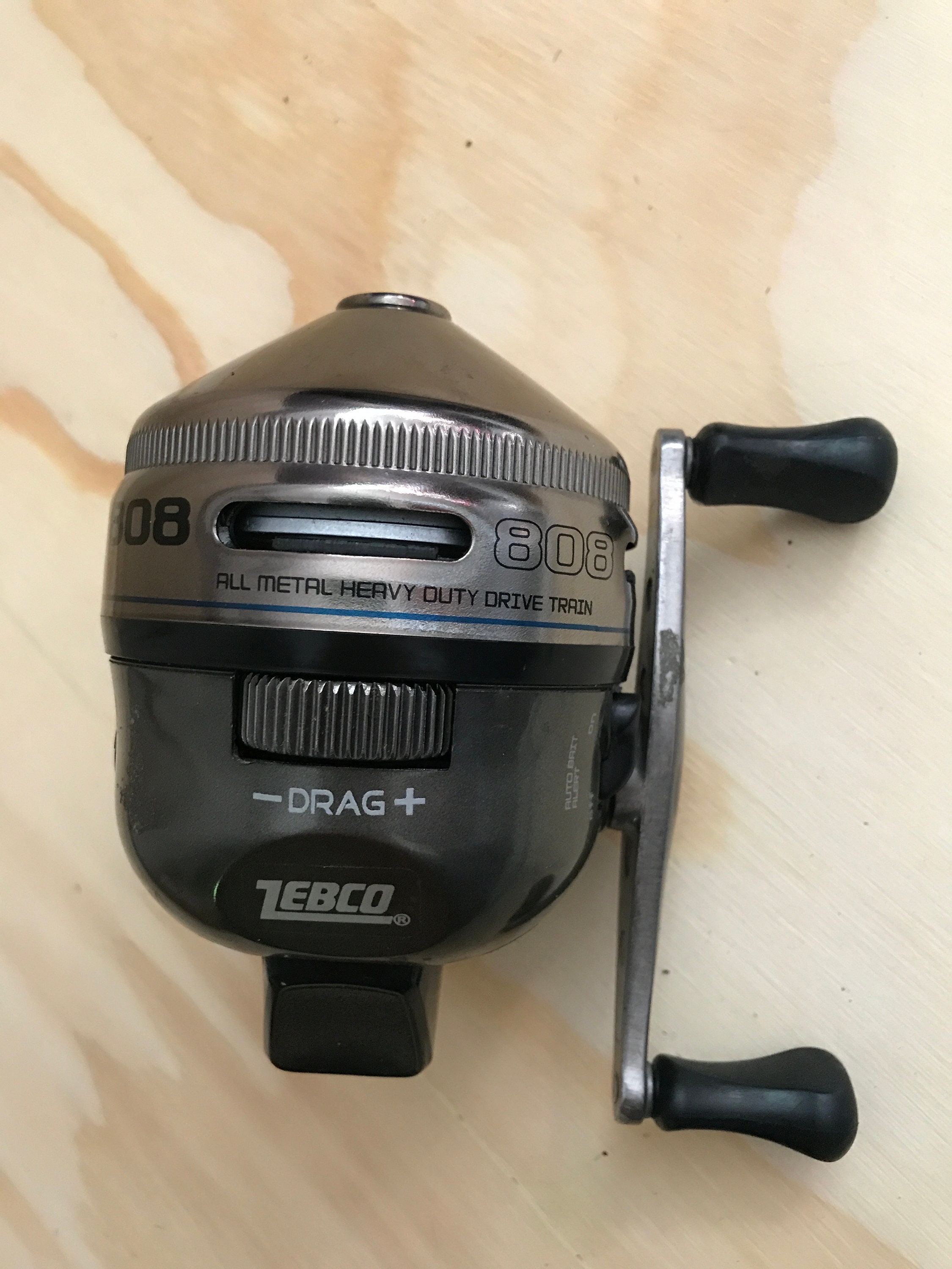 Zebco 808 Saltwater Fishing Reel/all Metal Drive Train/ball Bearing 