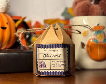 Fall Wax Melts/Ghost Host/Made With Clean Scents In Coco And Soy Wax/Autumn Decor Item