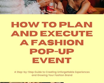 Guía de eventos pop-up de moda: eBook en PDF para emprendedores