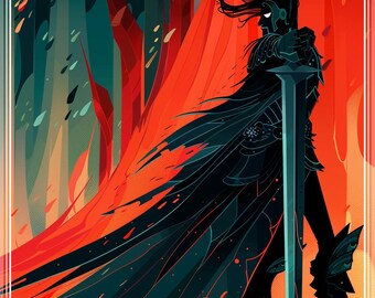 Limited Edition "Broadsword" Giclee Print: Signed & Numbered