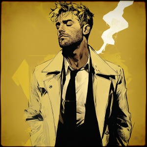 Limited Edition &quot;Hellblazer&quot; John Constantine Giclee Free Shipping!