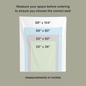 Puede incluir: Imagen que muestra cuatro tapices rectangulares de diferentes tama&ntilde;os, anidados entre s&iacute;. El m&aacute;s grande mide 224cm x 264cm, seguido de 173cm x 203cm, 127cm x 152cm y 66cm x 91cm. El texto en la parte superior dice: "Mide tu espacio antes de ordenar..."