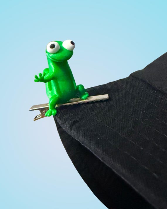 Rave Lizard Sprout Clip: Viral Festival Accessories