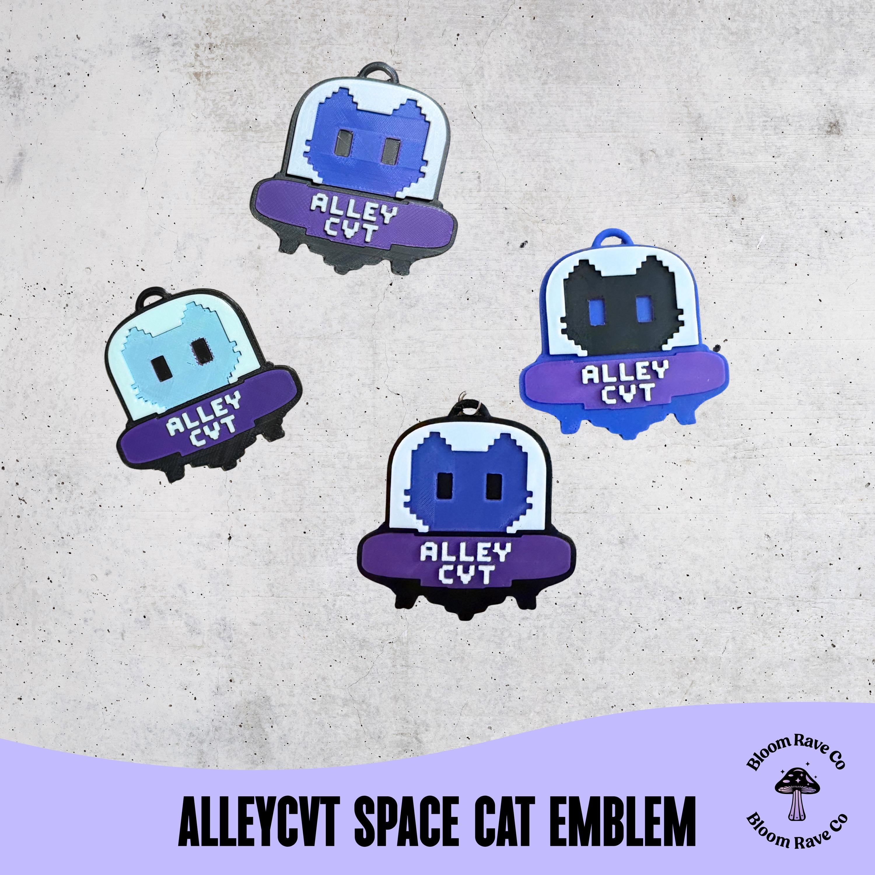 Alleycvt Space Cat Emblem - Etsy