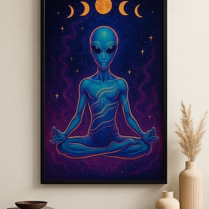 alien wall art
