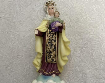 1994 Bradford Börse Unsere Liebe Frau Von Mt Carmel Vision Unserer Lieben Frau 7 "Statuenfigur