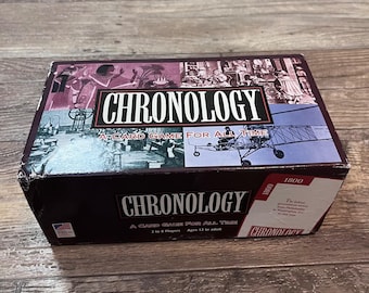 Chronology A Card Game For All Time Great American Puzzle Factory Trivia 1997