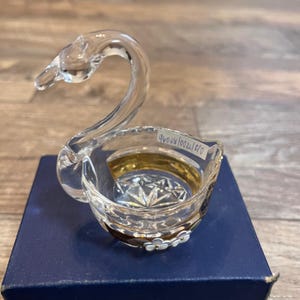 Bohemia Crystal Swan - Etsy
