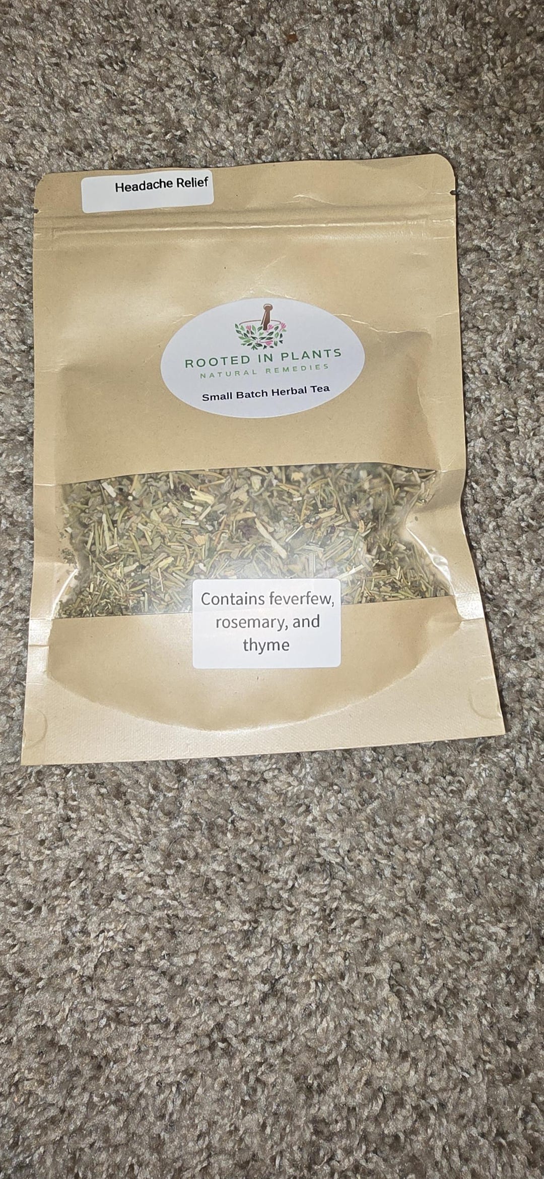 Headache Tea With Feverfew - Etsy