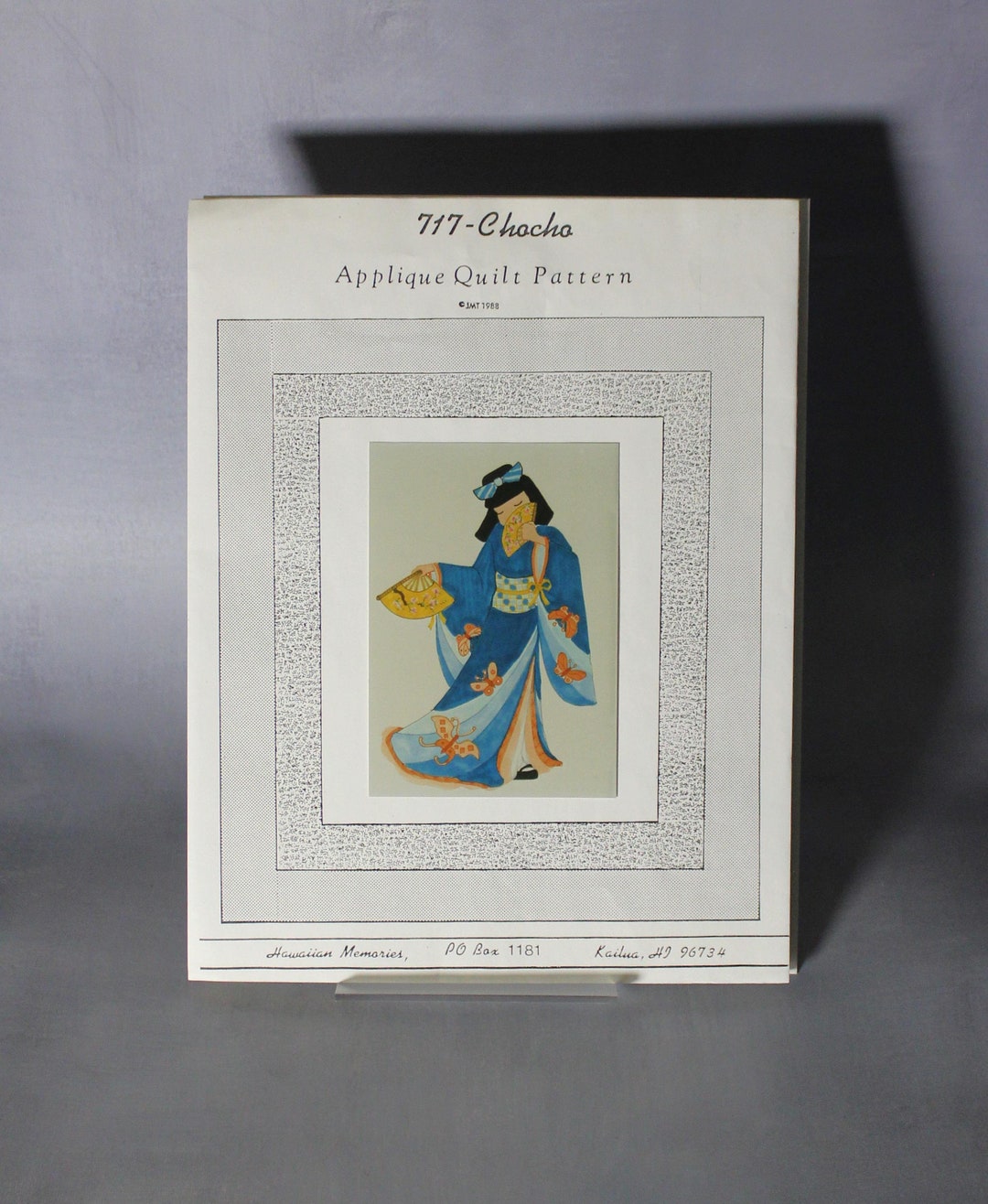Chocho Applique Quilt Pattern (1988) - Etsy