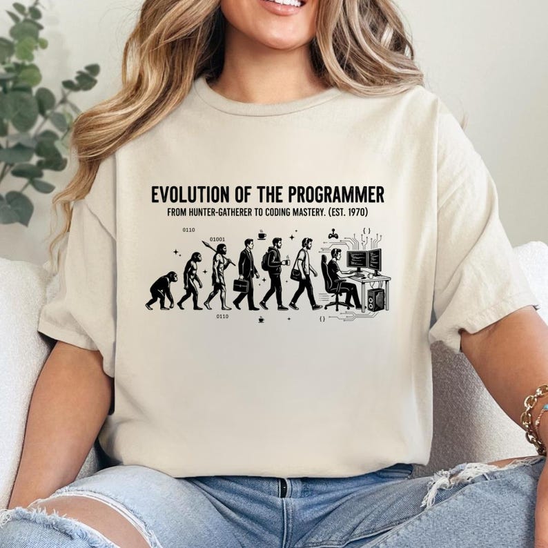 Programmeur PNG: Grappige programmeer- en codeertekst, retro software engineer humor png (digitale download) afbeelding 2