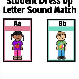 生徒用着せ替え文字音マッチング、幼児向けフォニックスアクティビティマット（タスクボックス）