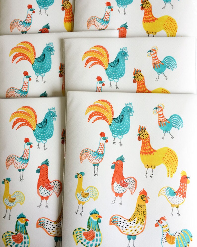 Rooster Kitchen Decor Rooster Painting Kitchen Wall Art | Etsy