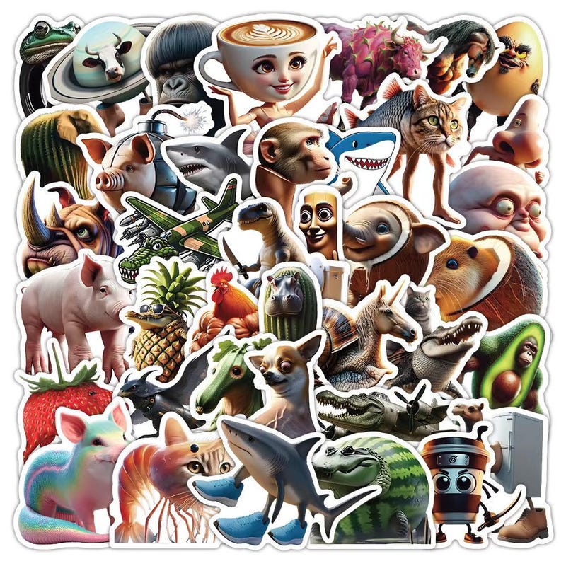 Brainrot Sticker Line Brainrot Stickers - Etsy