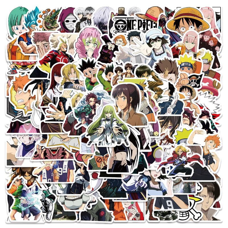 Buy Anime Stickers Online In India - Etsy India