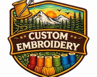 Custom Embroidered Logo Patches | Iron-On, Sew-On, or Velcro