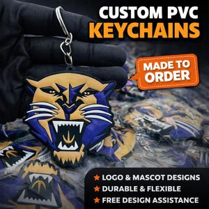 Llaveros de PVC personalizados / Artículos promocionales de goma suave con logotipo personalizado