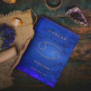Cancer Astrology Journal: Custom Zodiac Notebook, Hardcover Horoscope Diary for Water Signs