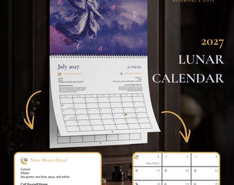 Lunar Calendar 2027: Ritual Moon Magic for Every Month