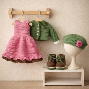 Anne Reproduction Tenue pour poupée Cathie et Nathie de Bella | atelier-arianne