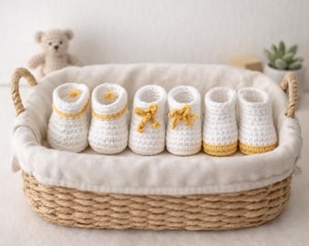 Patrón de crochet para zapatitos de bebé y zapatos para muñecas amigurumi (Descarga PDF)