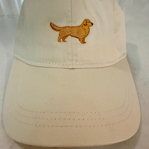 Embroidered Golden Retriever Baseball Hat