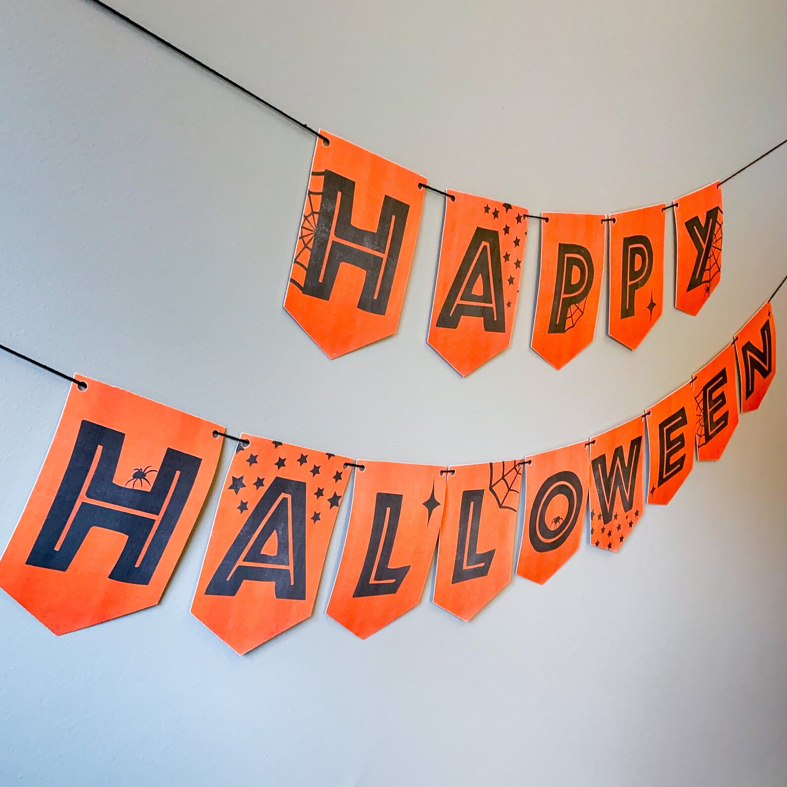 Happy Halloween Banner Printable Banner Instant Download Etsy Australia