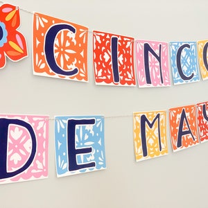 Cinco De Mayo Printable Banner | Fiesta | Instant Download | Print at ...