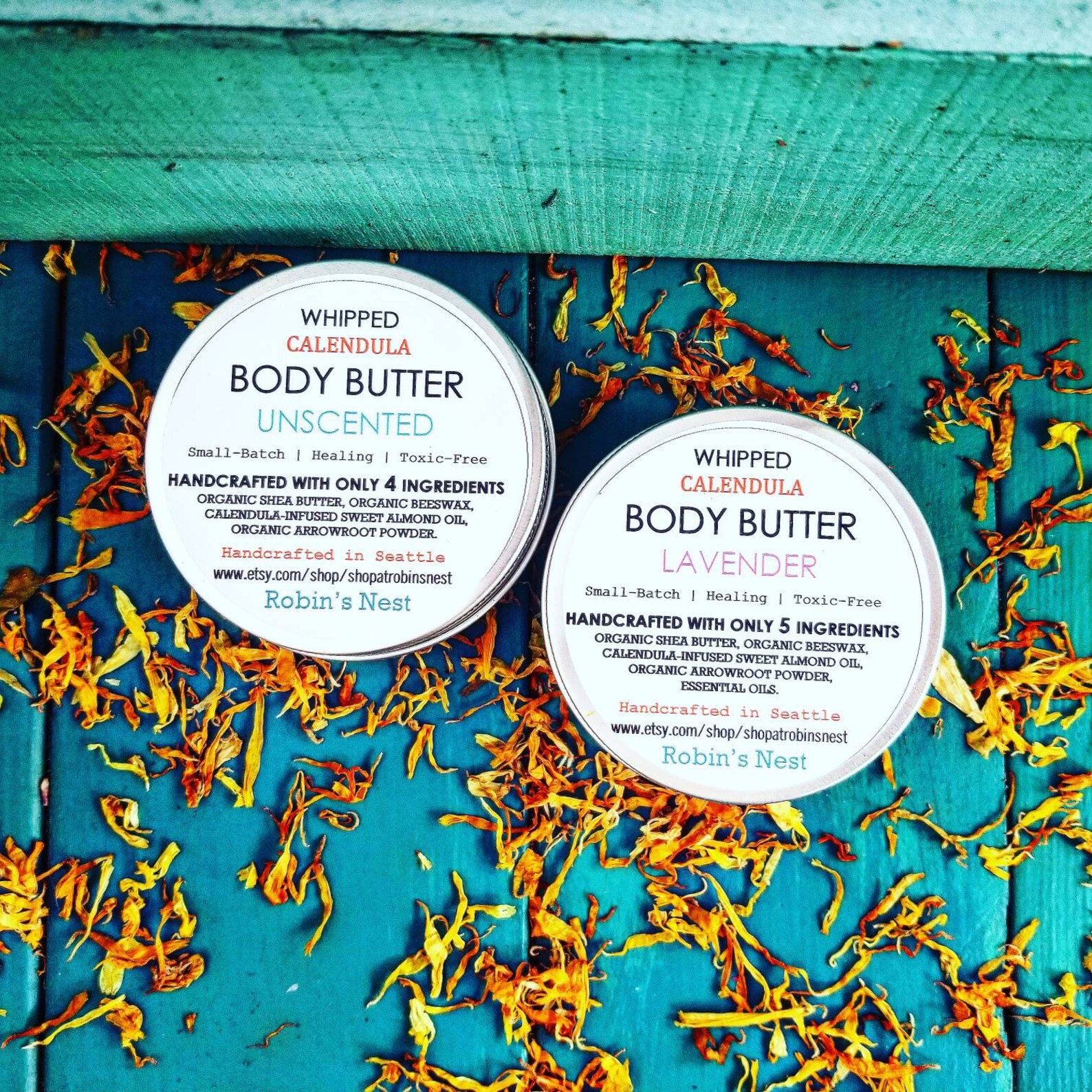 Whipped Body Butters READY TO SHIP 2oz & 4oz Tins Etsy