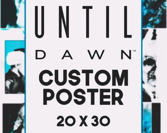 Cartel personalizado "Hasta el amanecer" por encargo