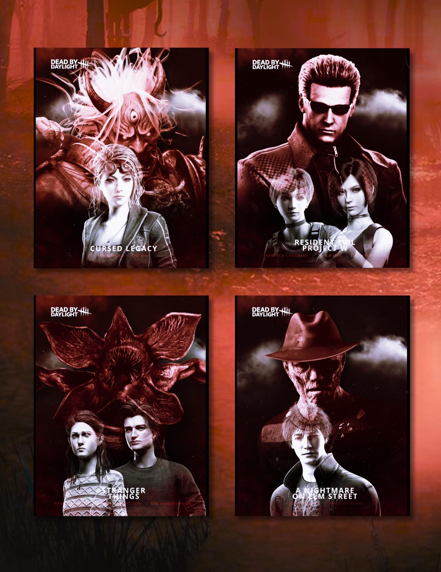 Dead by Daylight All Chapter Killer & Survivors Poster Prints