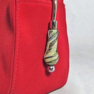 Key Finder with Lampwork Glass Beads by Glass Art Revealed in Dropswirl