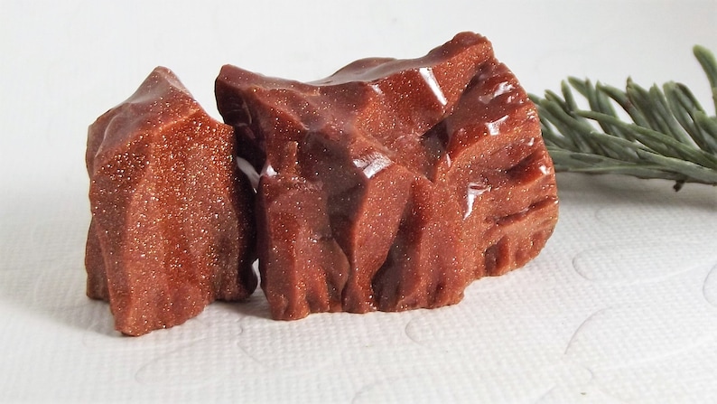 Goldstone Chunks compatible with 104 coe lampwork glass